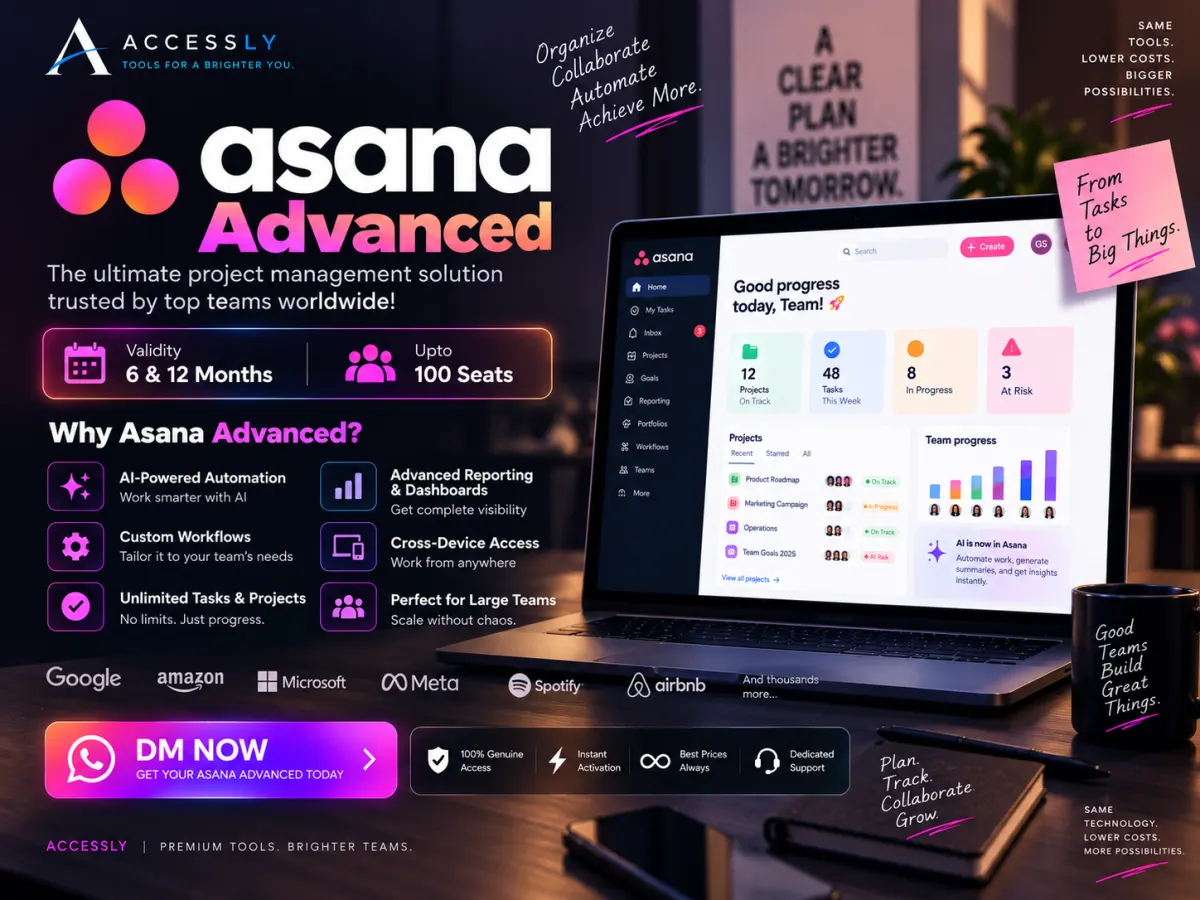 Asana Advanced project management creative