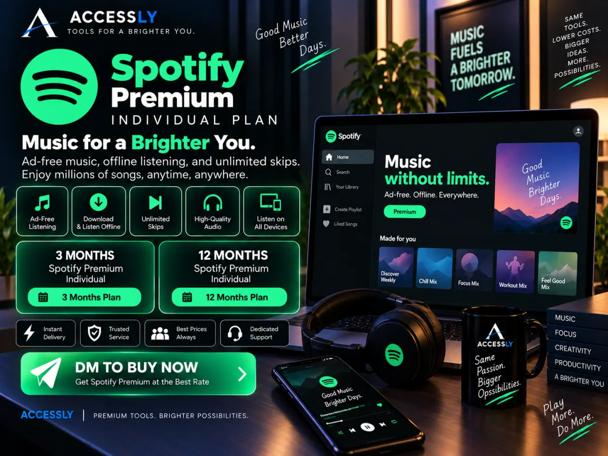 Spotify Premium plan creative
