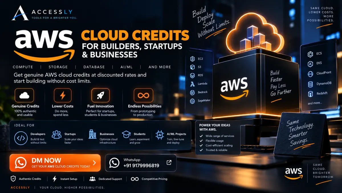 AWS cloud credits creative